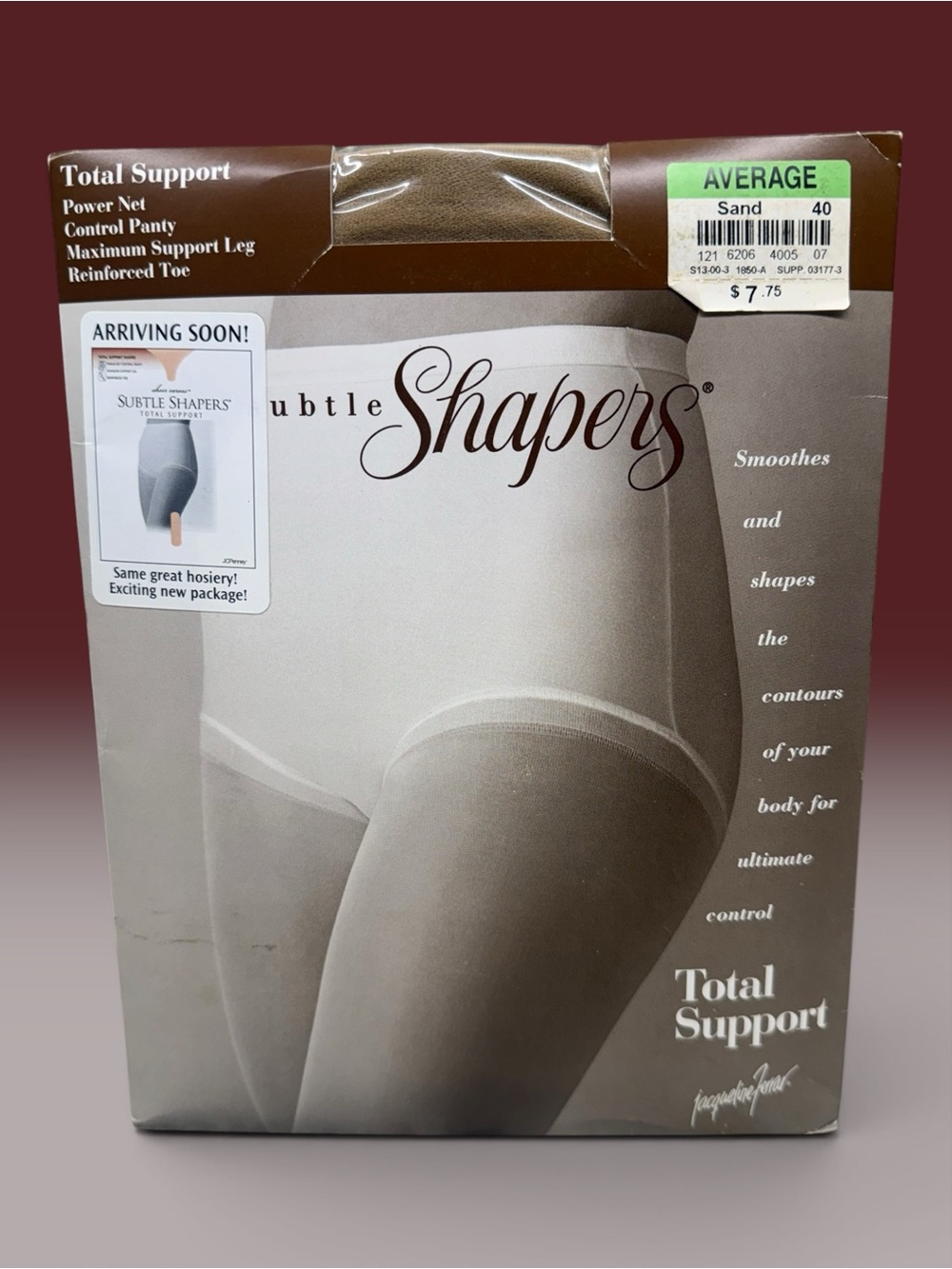 JCPenney Jacqueline Ferrar Subtle Shapers Total Support Pantyhose Average Sand